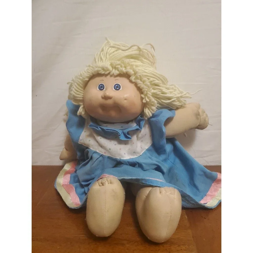 Cabbage Patch Kids Xavier Roberts Blond Hair Blue Eyes 1982 Coleco Signed